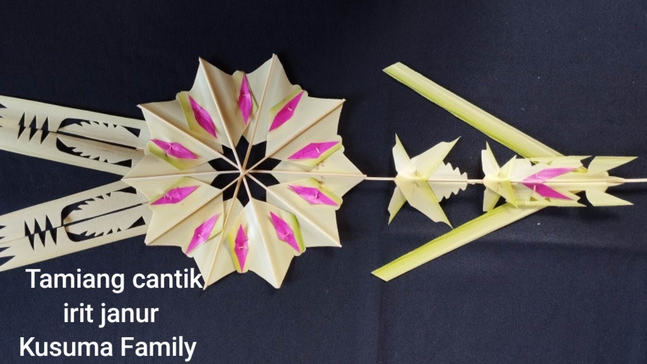 Cara membuat tamiang sederhana