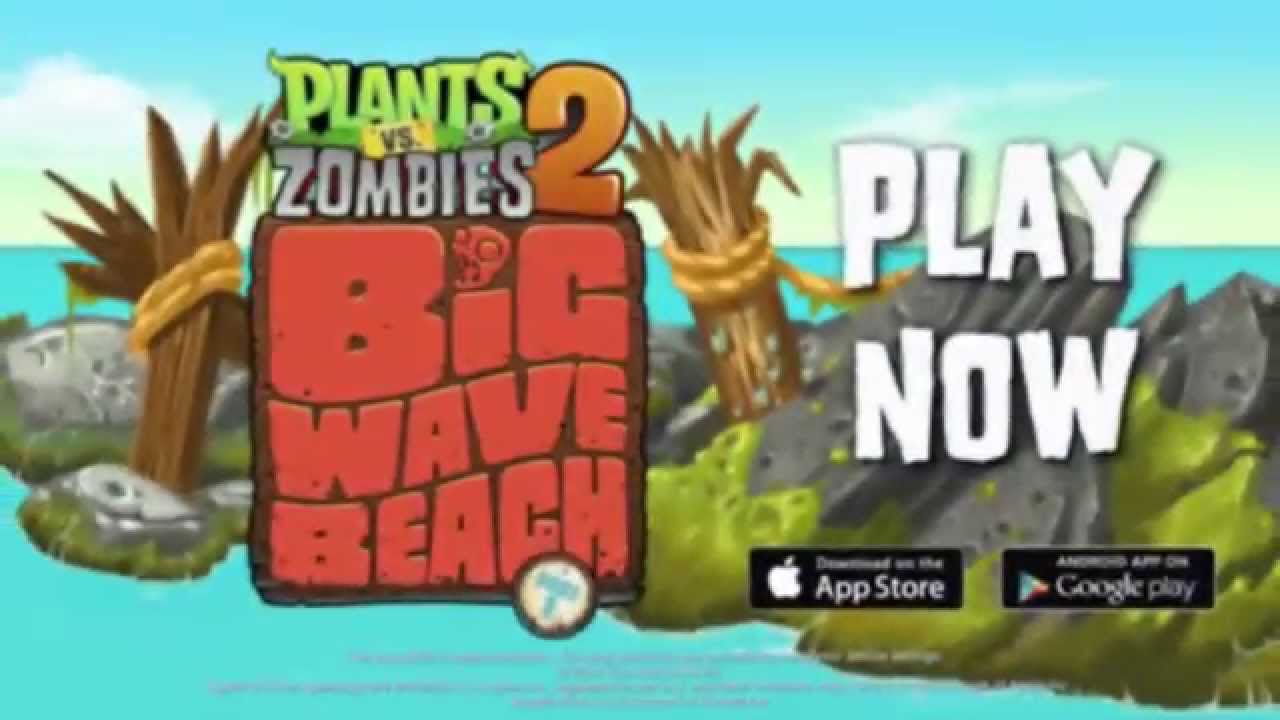 Plants vs. Zombies 2 Big Wave Beach Part 1 Play Now