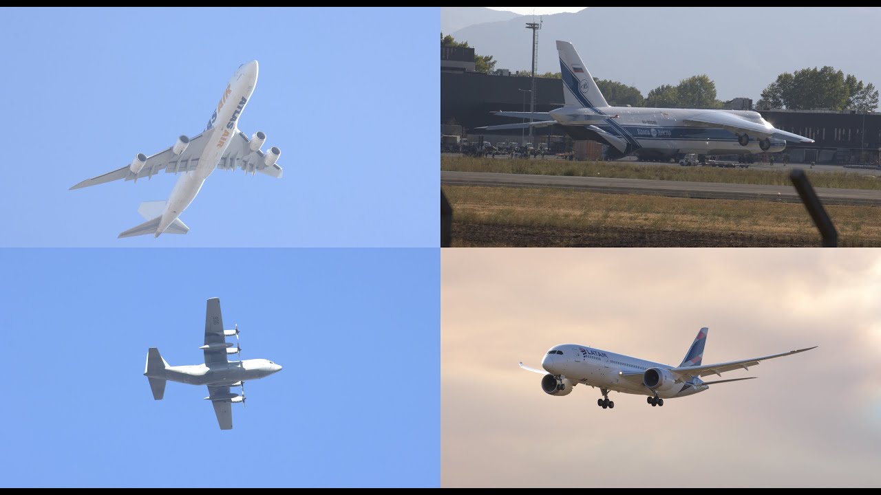 Spotting Planes Compilation #5 - Santiago De Chile Airport & My Home