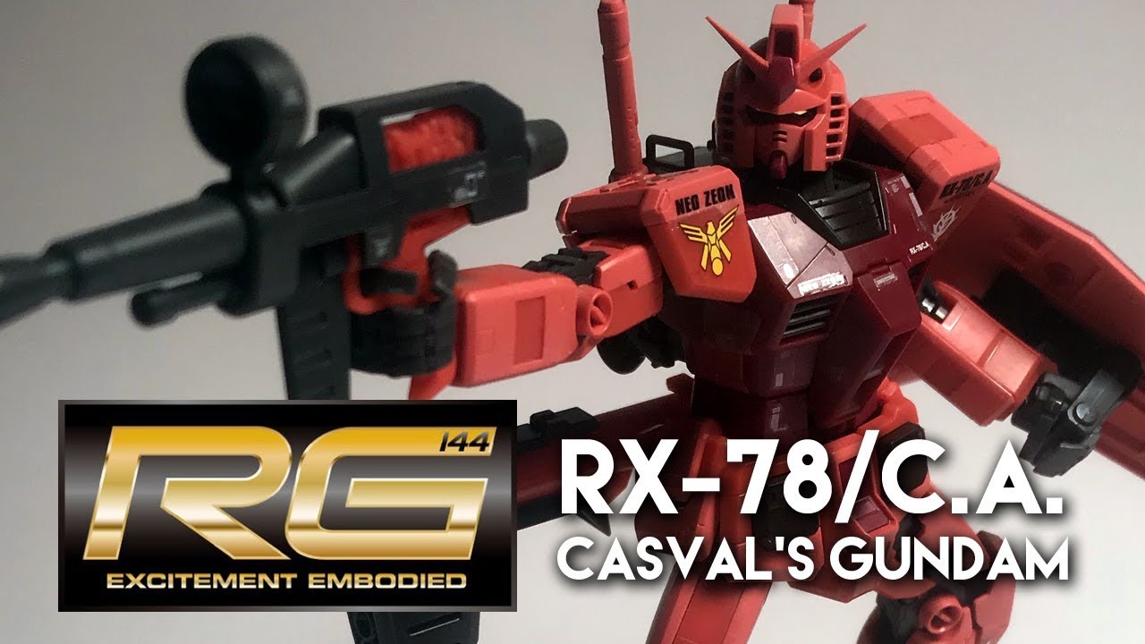 Casval's Mobile Suit Gundam Time Lapse Build