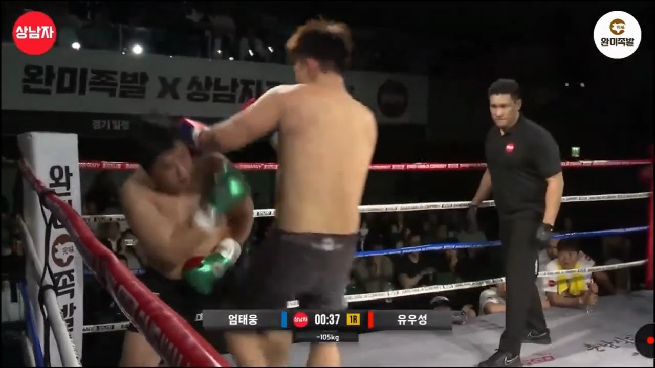 현역심판이 완전분석 엄태웅vs유우성 로블로반칙인가?