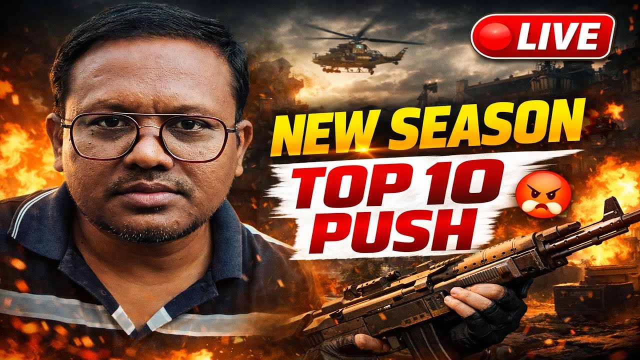 🔴 LIVE NOW | ScarFall 2.0 🔥 New Season Rank Push | Top 10 Target 🎯