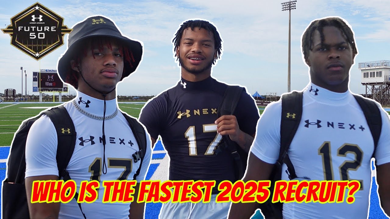Fastest 2025 Recruits at the UA Next Future 50🌟💨 40-Yard Dash Competition