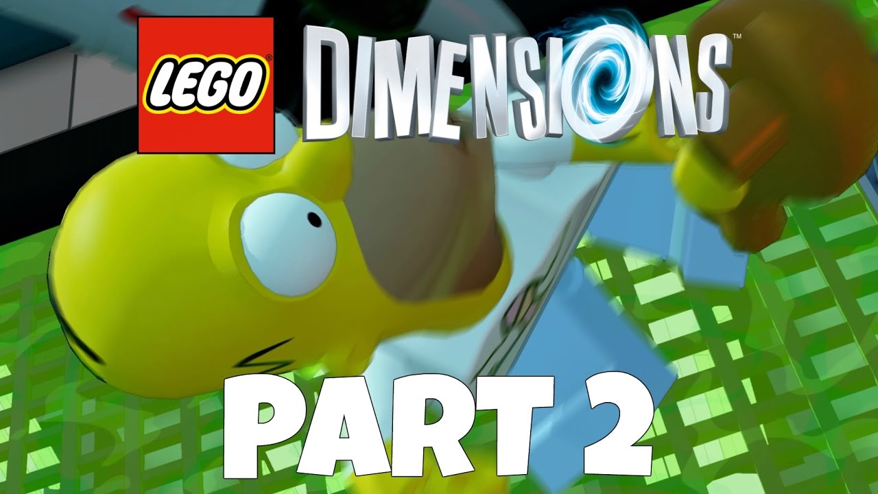 LEGO Dimensions Walkthrough Part 2 - Homer's Meltdown (PS4 HD Gameplay Commentary)