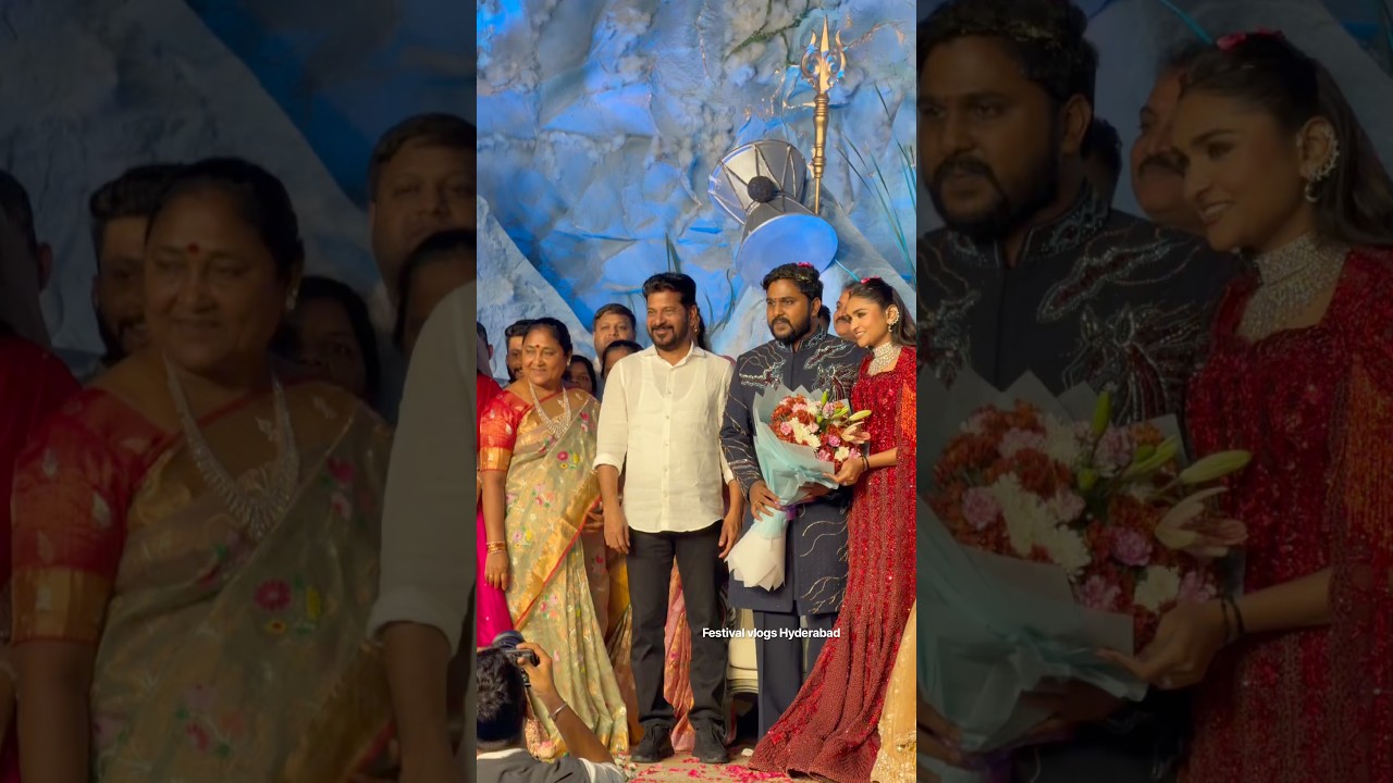 CM Revanth Reddy Attended Jagga Reddy Son Engagement Ceremony 💕#jaggareddy #revanthreddy #ytshorts