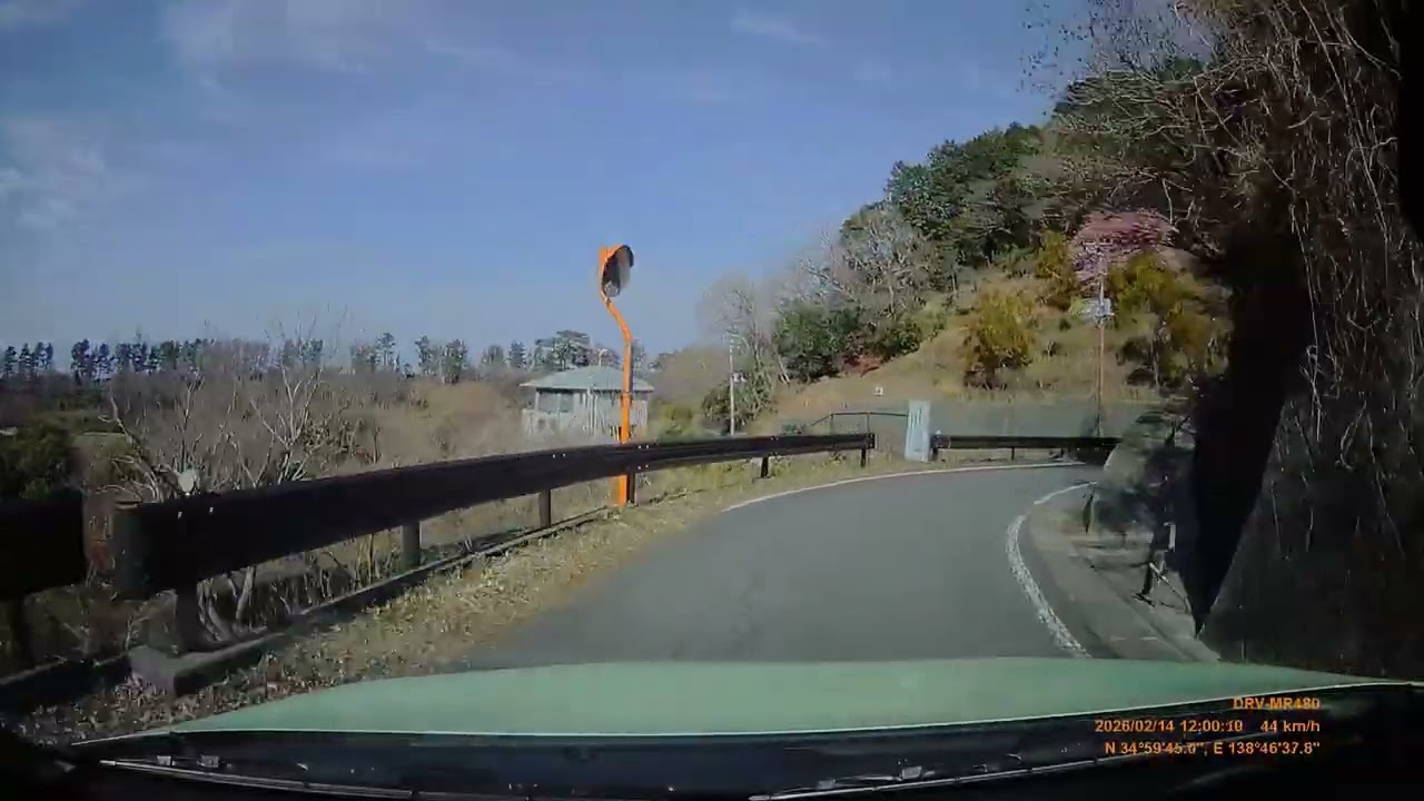 2026 02 14 静岡県道17号線 沼津土肥線（沼津市井田地内）通行止め迂回路