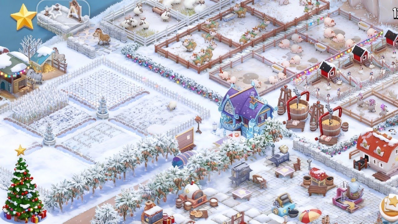 اول فيديو في العام الجديد Hay Day