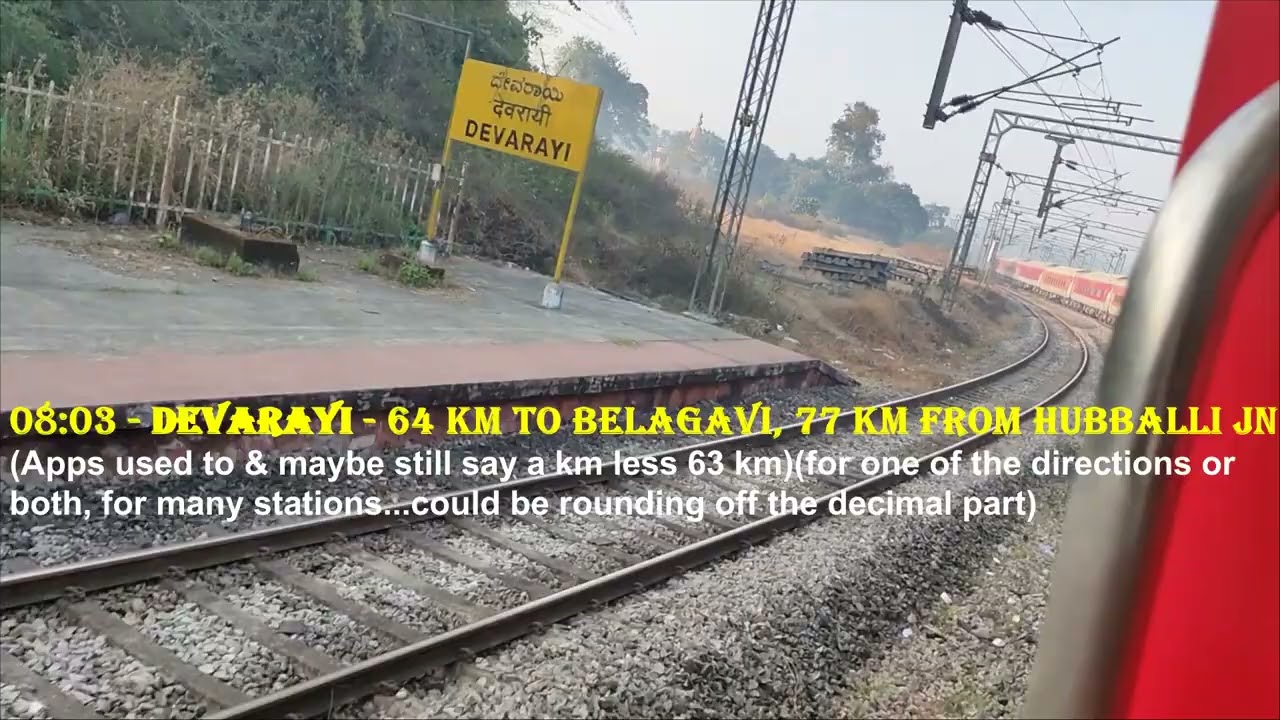 Final part -16589 Rani Chennamma exp journey Nagargali to Belagavi - KjM to BGM | Mega offlink 11005