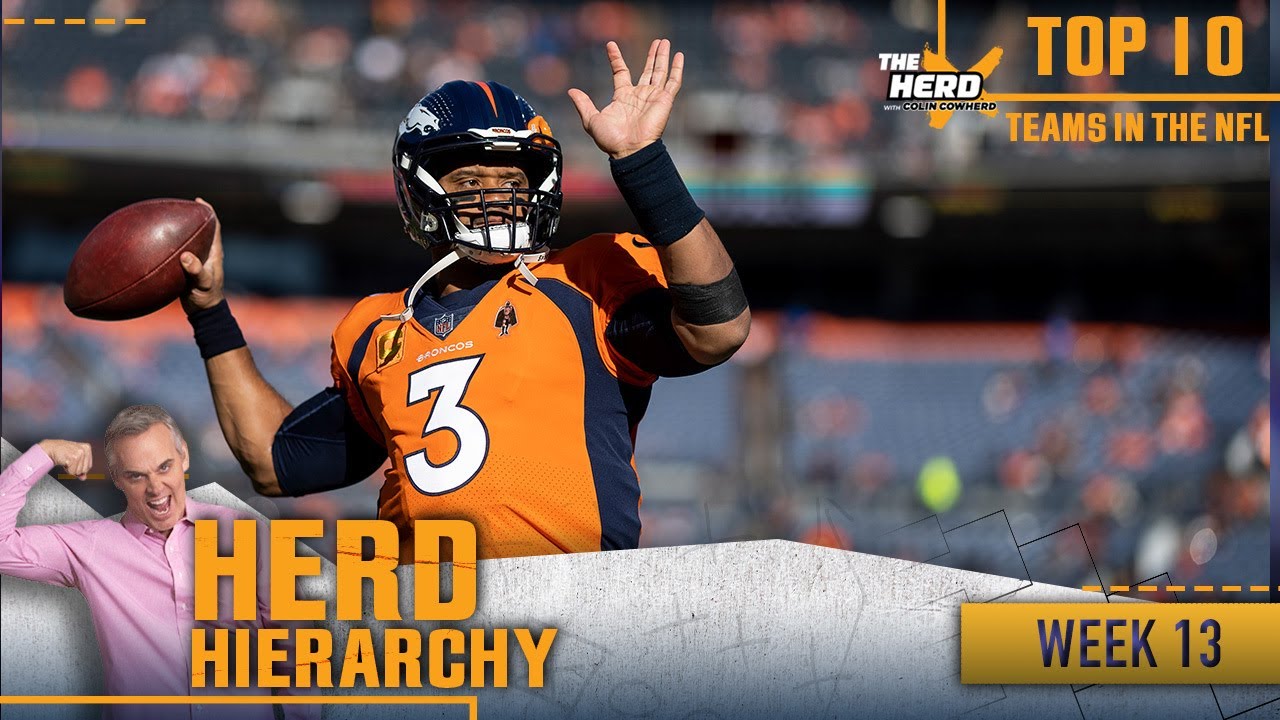 Herd Hierarchy: Broncos land, Cowboys, Ravens creep up in Colin's Top 10 of Week 13 | NFL | THE HERD