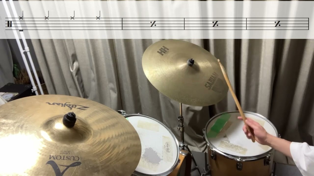Jazz の4ビートの基本　#ジャズ #レッスン #ドラム