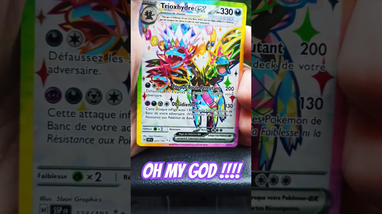 TELLEMENT BELLE CETTE TERACRISTAL !!!! 🐉🐉🐉 #pokemon #pokemoncards #tcg #pok&eacute;mon #pokemontcg #pikachu
