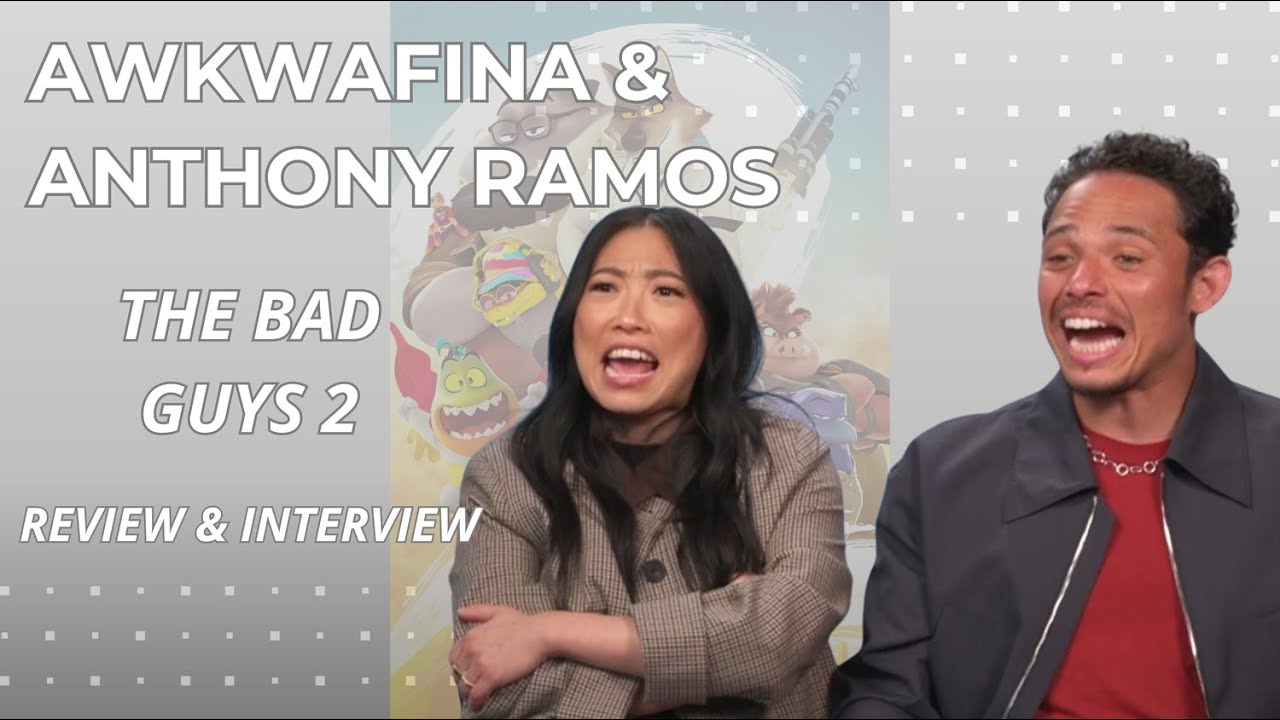 Anthony Ramos & Awkwafina Fart Names + Bad Guys 2 REVIEW
