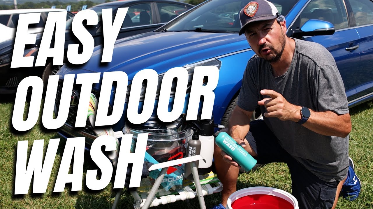 How I wash my car in scorching heat and direct sun, virtually ANYWHERE,  using XPEL Rinse Free Wash.