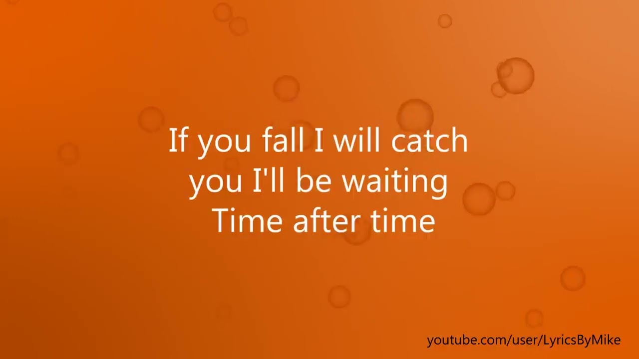 Cyndi Lauper   Time After Time Lyrics