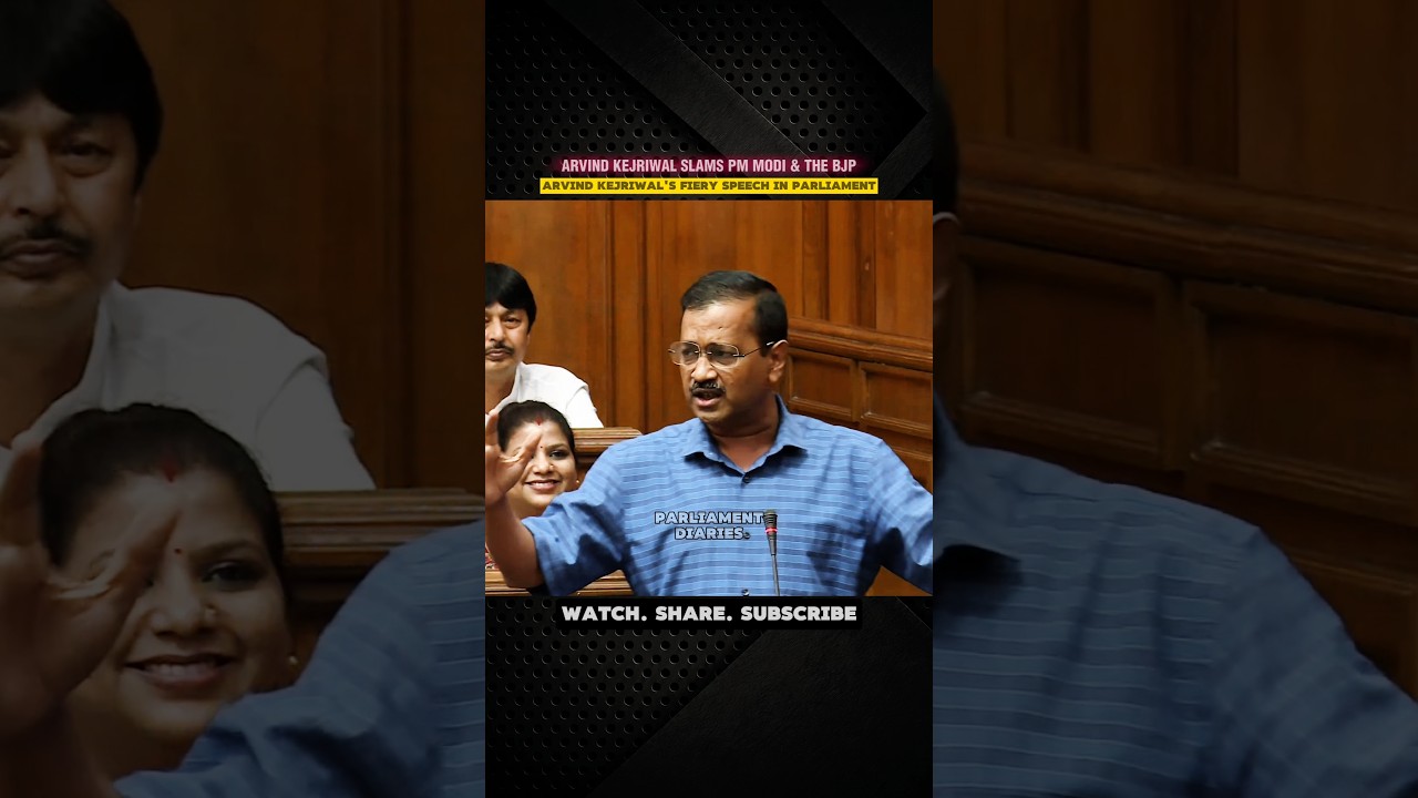 Arvind Kejriwal's Powerful Remarks in Parliament | Slams PM Modi & the BJP Government