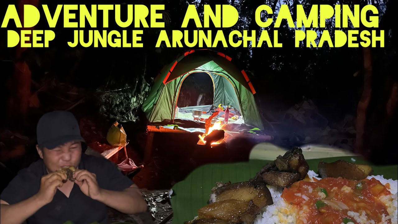 DEEP JUNGLE CAMPING 🔥 Arunachal Adventure @bakyuvlogs @icelanddiaries @TRIPTHEWILD 