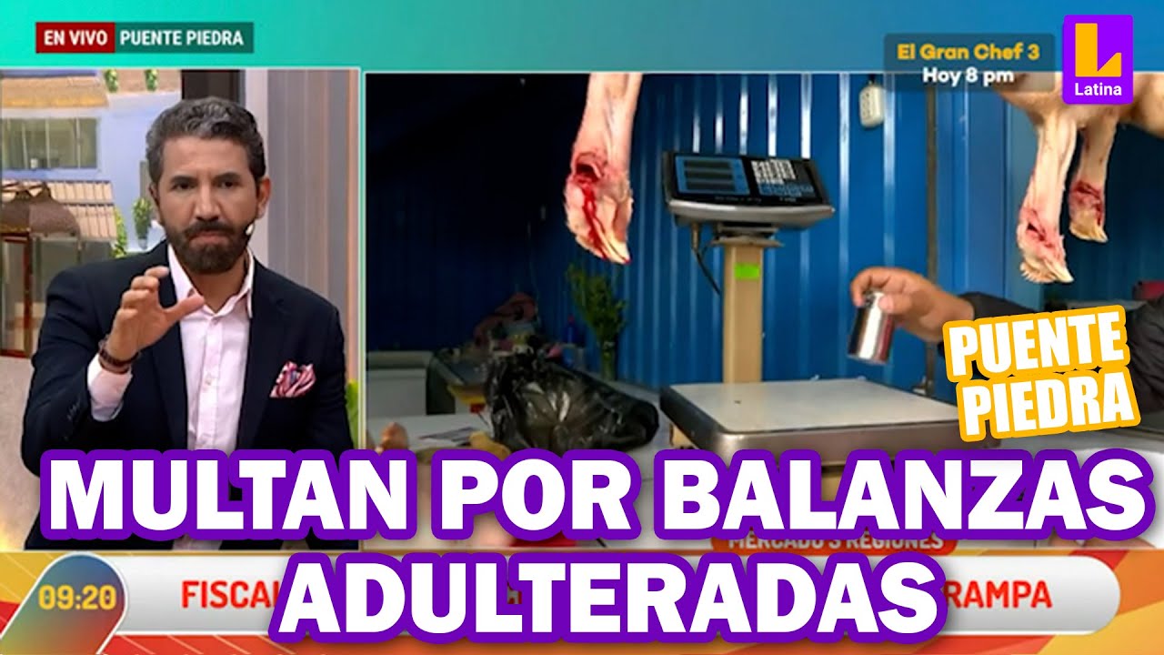 Puente Piedra: Multan a comerciantes e incautan balanzas adulteradas en el mercado ‘ Las 3 regiones’