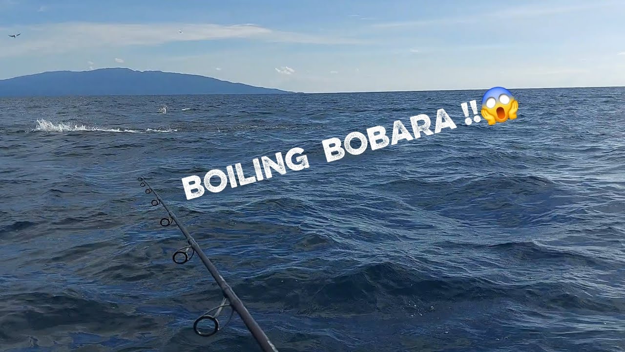 Mancing di tengah boiling ikan giant trevaly😱😱seru dan lucu🤣