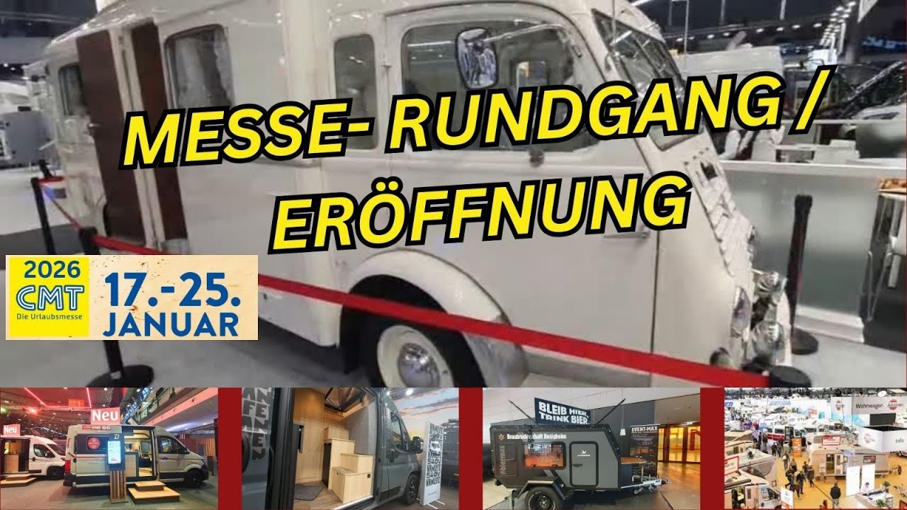 CMT 2026 Stuttgart | Ausführlicher Messerundgang durch Halle 1