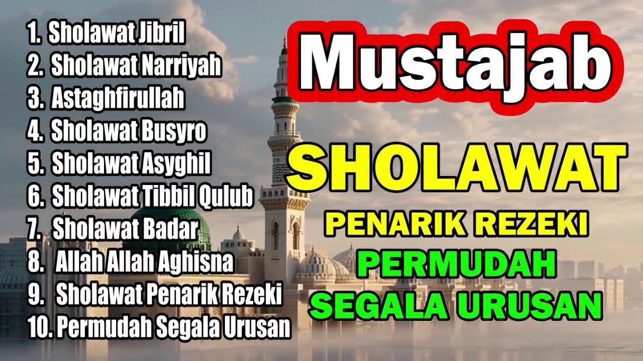 🔴 LIVE FULL ALBUM SHOLAWAT JIBRIL 2026 | Penarik Rezeki & Pelunas Hutang