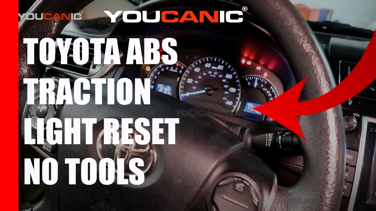 Сброс ABS и индикатора тяги Toyota без инструментов