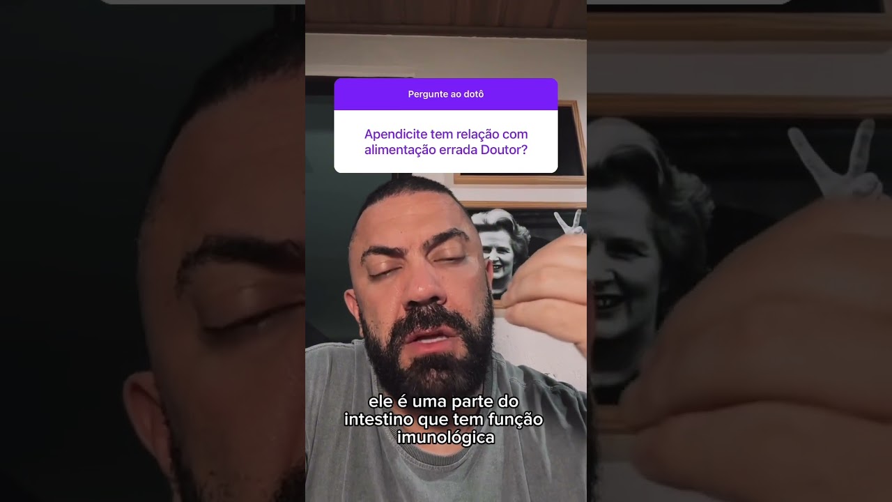 Apendicite tem rela&ccedil;&atilde;o alimenta&ccedil;&atilde;o?