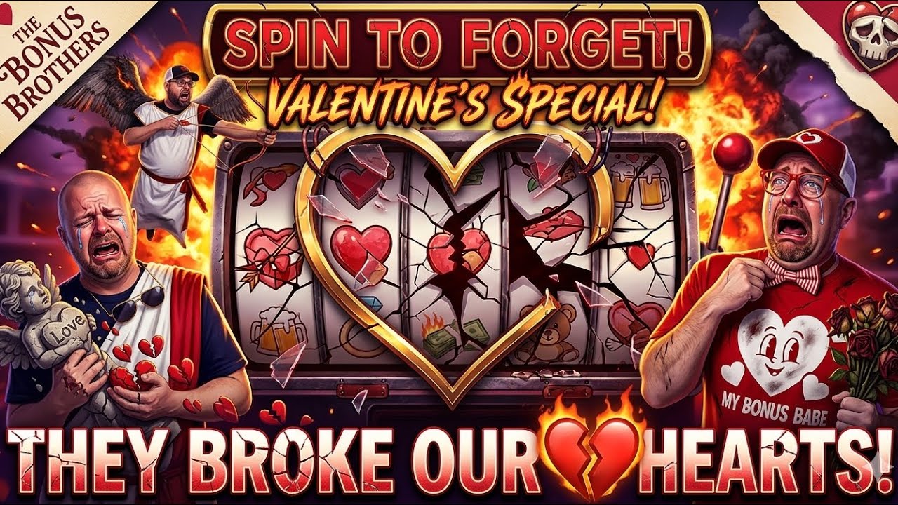 The Bonus Brothers play slots that BREAK their HEARTS! ❤️ Valentine’s Day special 💘💝❤️‍🔥