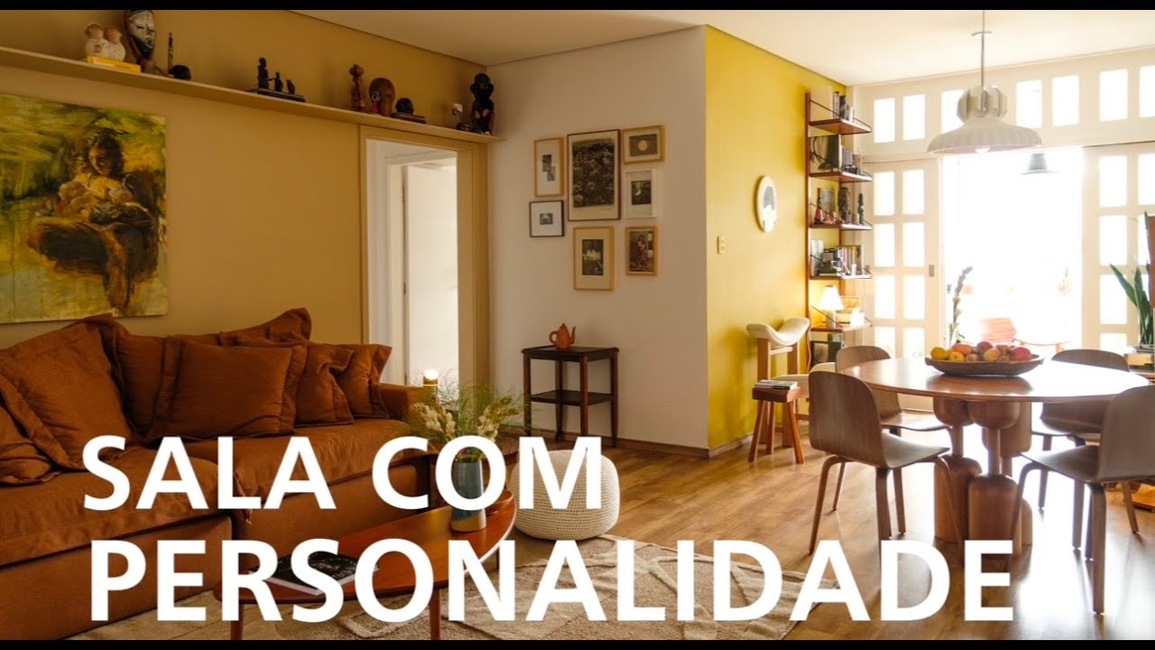 Uma SALA com muita PERSONALIDADE renovada!