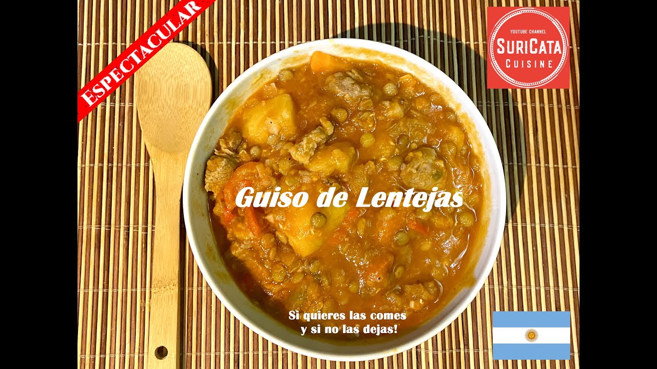 GUISO DE LENTEJAS RECETA PROPIA.