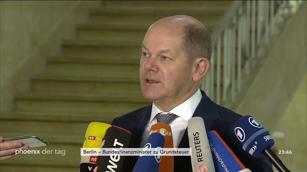 Statement von Bundesfinanzminister Olaf Scholz zur Reform der Grundsteuer am 28.11.18