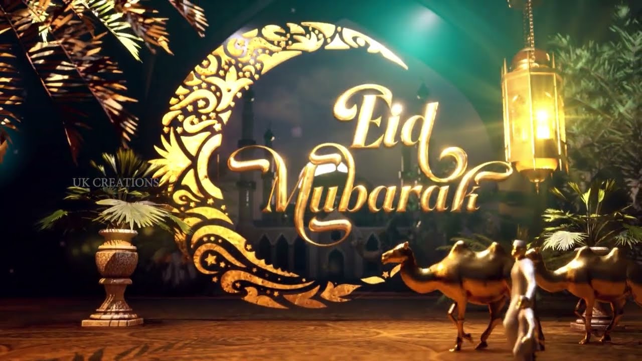 EID MUBARAK 2025 WISH THEME ANIMATION