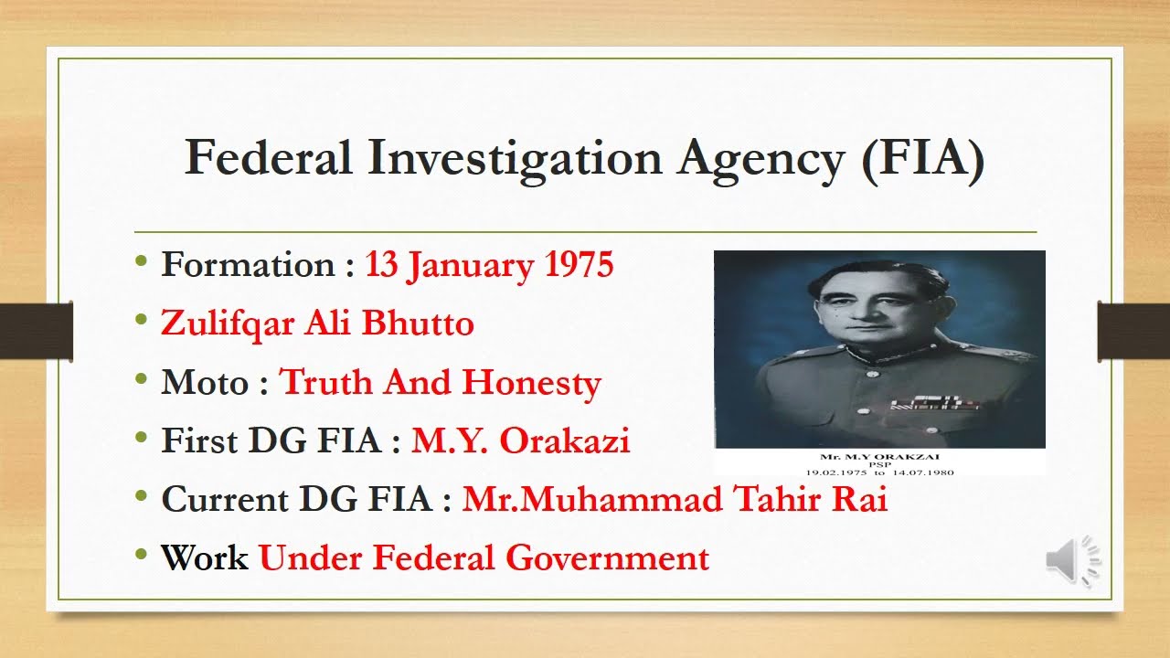 FIA Act 1974 | Important questions for FIA paper | FIA test Preparation | Important Mcqs of FIA Act