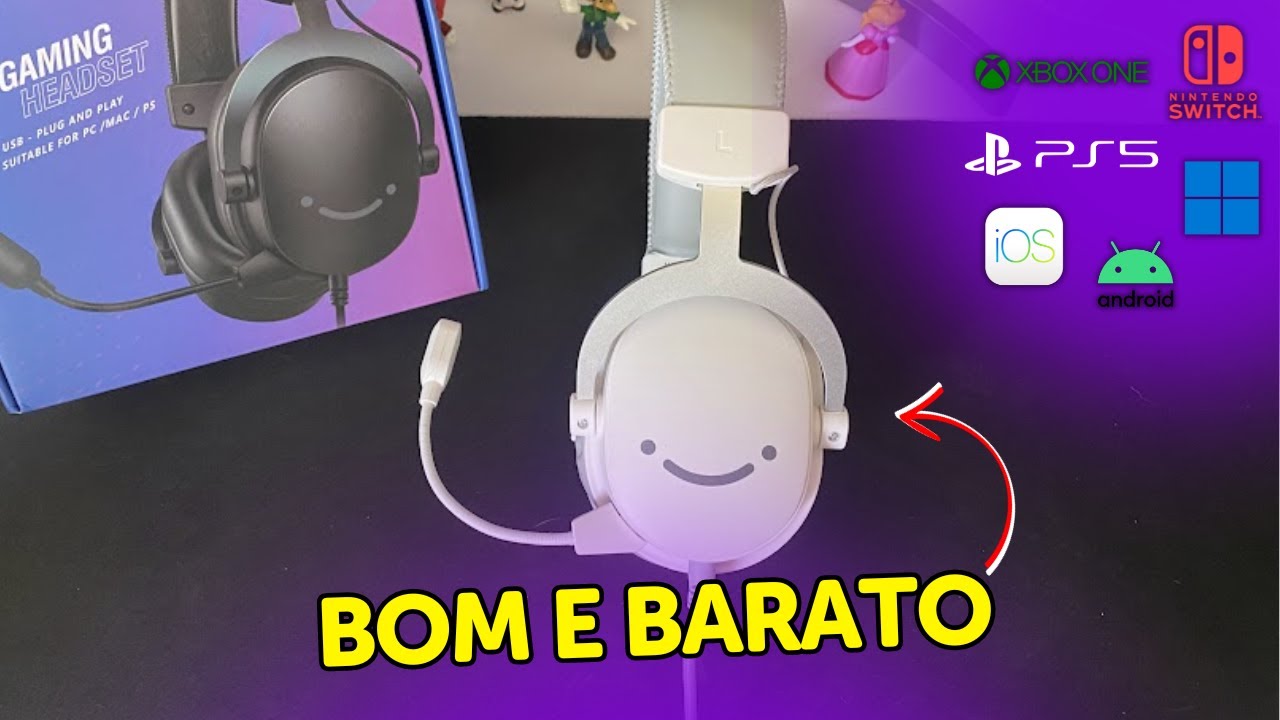 GOSTEI desse Headset Gamer FIFINE H9 7.1 [Unboxing e Review]