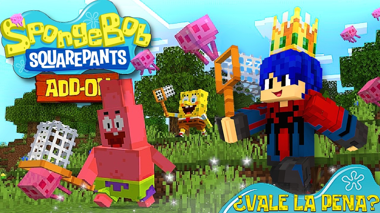 Compr&eacute; EL NUEVO DLC de SPONGEBOB ADDON para MINECRAFT 🧽 &iquest;Vale la Pena? 🤔