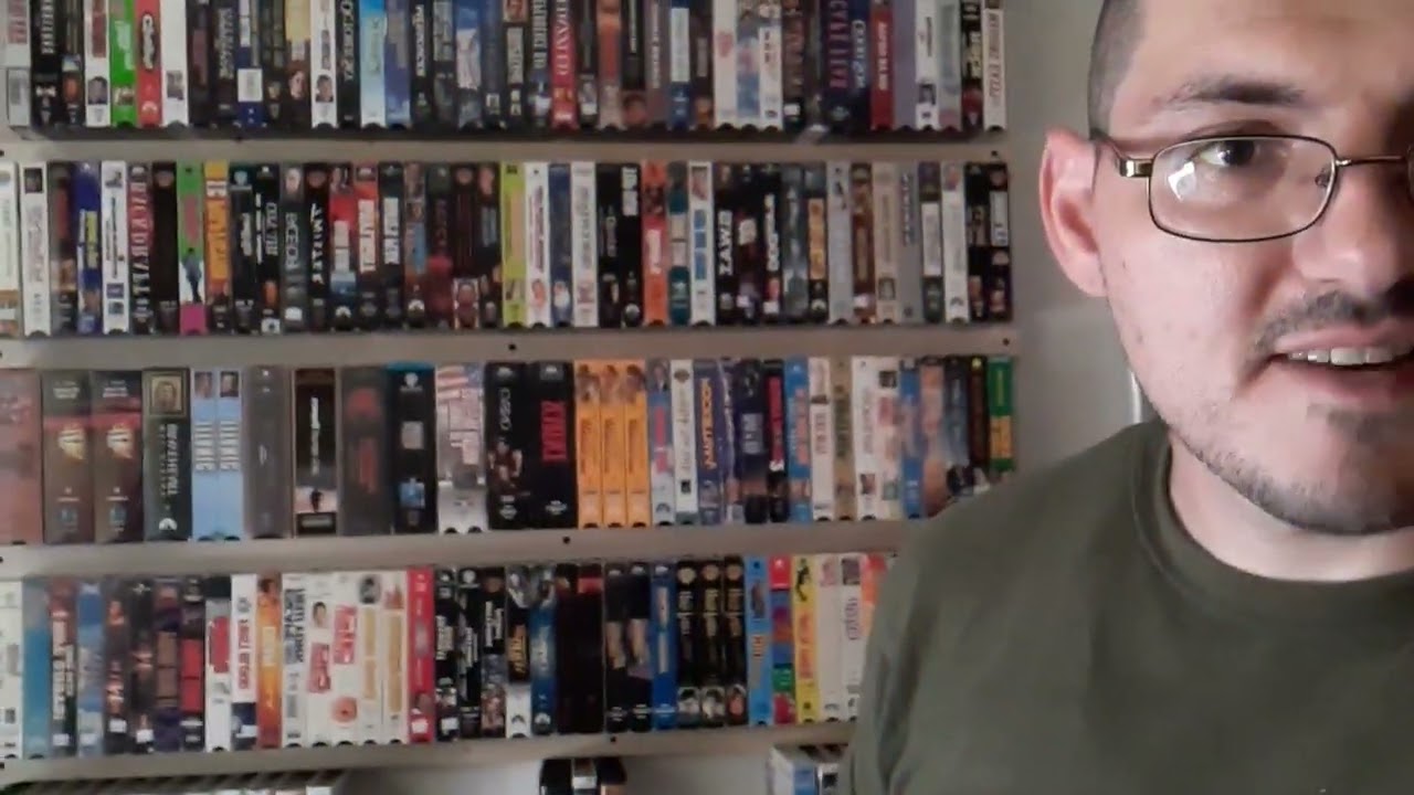 cheap/easy wall movie racks ( $10.25 ) holds 380 vhs tapes 