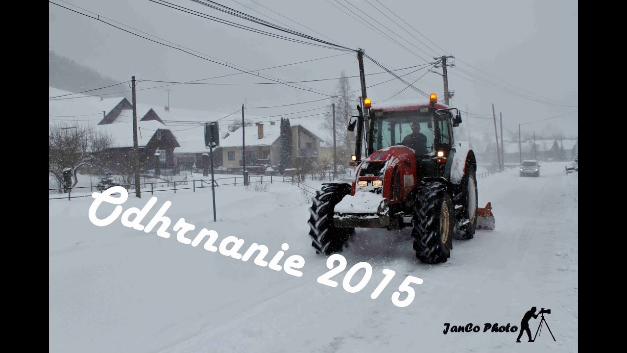Odhŕňanie *2015* Zetor FORTERRA 11741 FullHD ( SJCam 4000Wifi)
