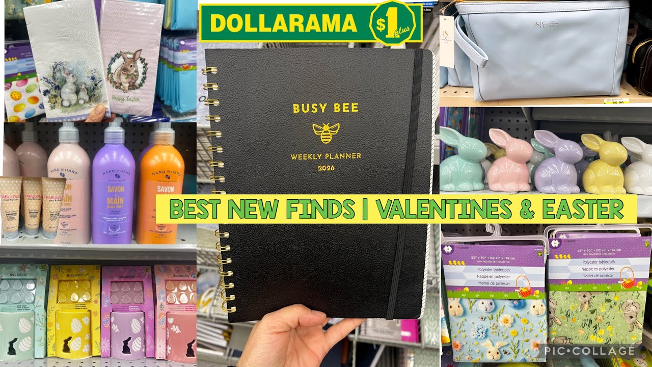 NEW DOLLARAMA SHOP WITH ME | VALENTINE AND EASTER | JAN 12,2026