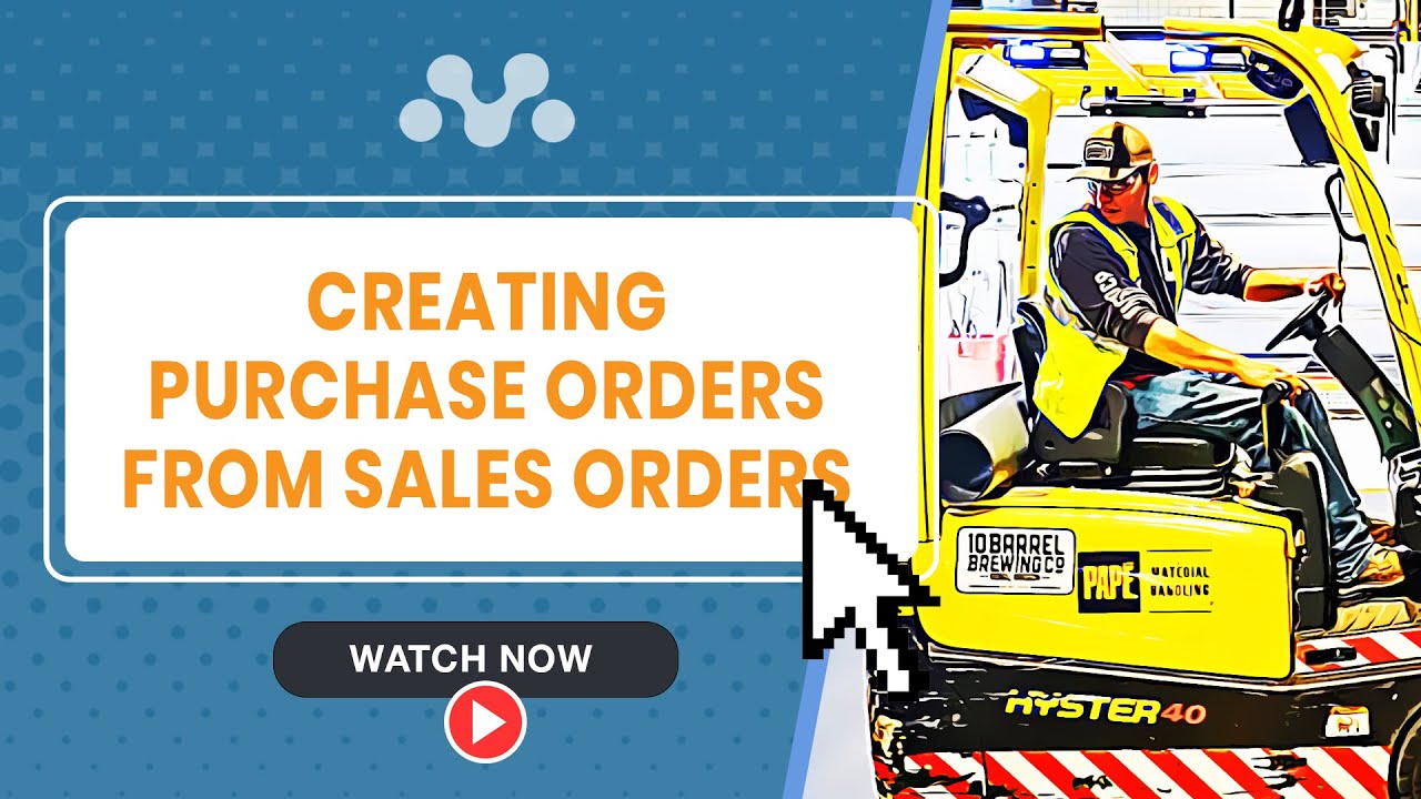 Creating Purchase Orders from Sales Order Line Items