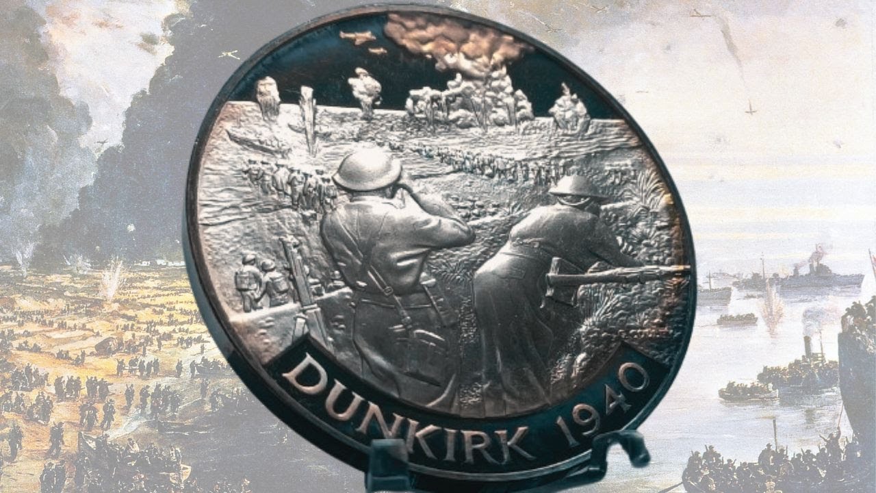 Battle of Dunkirk - .999 Silver Proof 1.32 troy oz Medal