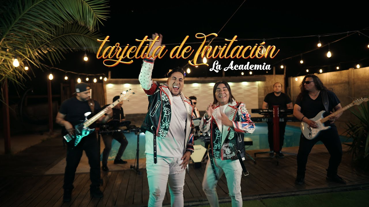Tarjetita de invitacion - La Academia