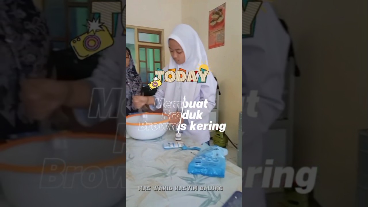 Tata Boga ( Pembuatan Brownies Kering)