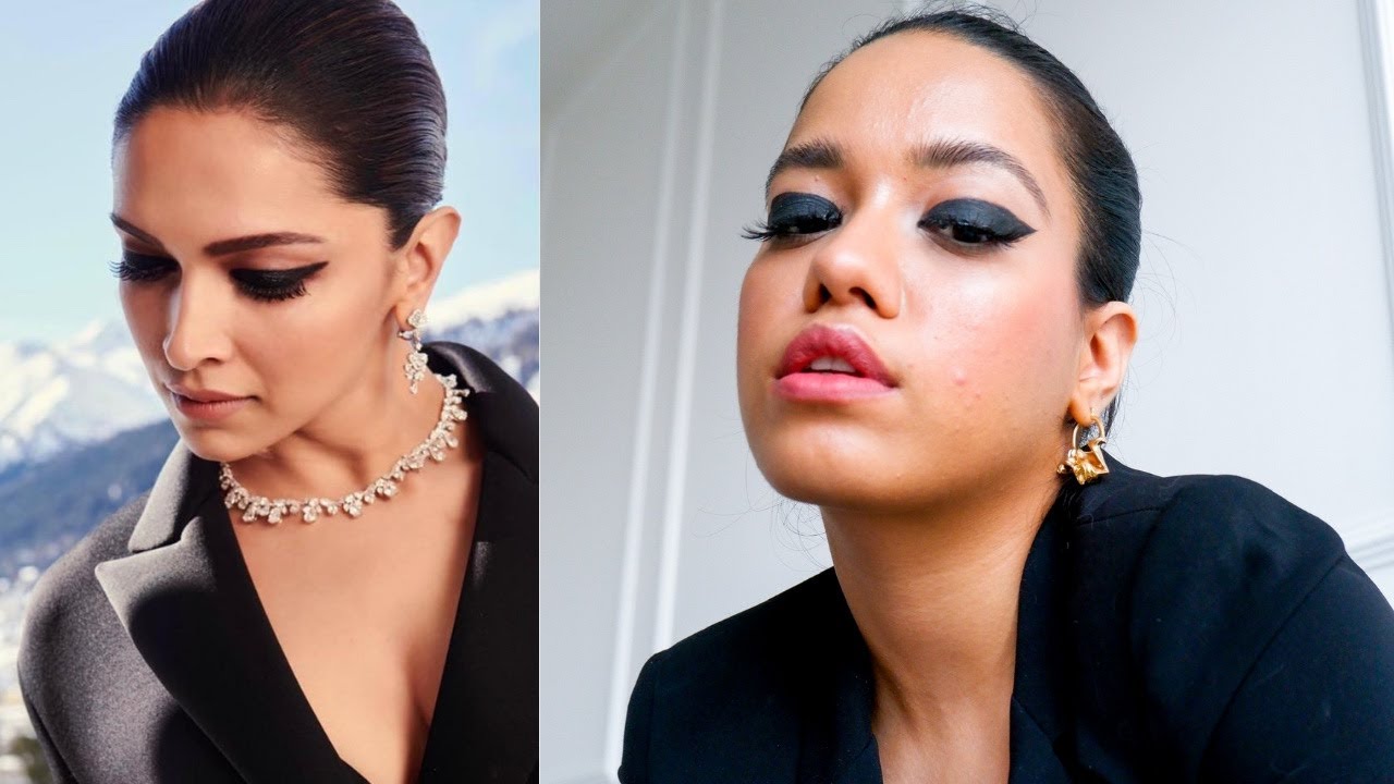 Recreated Deepika Padukone's Look with Sandhya Shekar