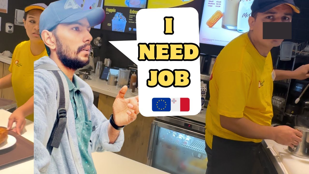 Job searching in Malta Europe 🇪🇺🇲🇹 | daily life struggle | Haidar Ali vlog