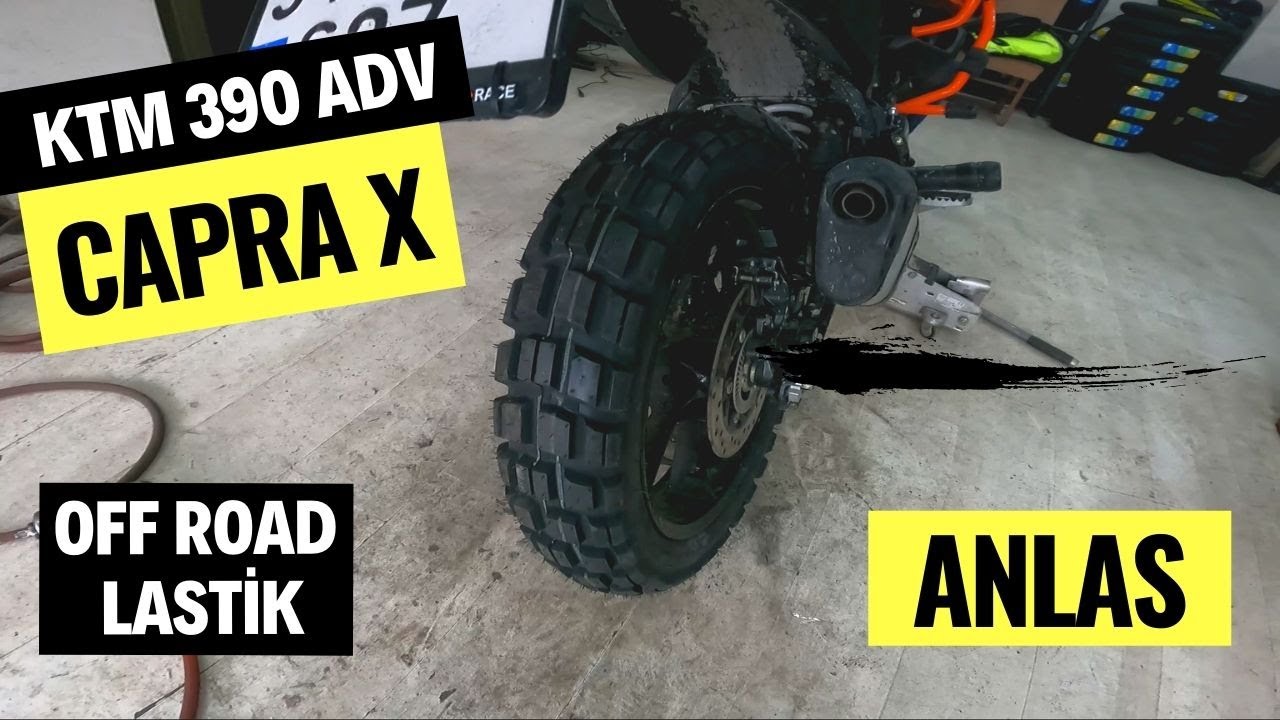 KTM 390 Adventure Lastik Değişimi | Anlas Capra X | Bostancı Bulut ( Buz ) Motor