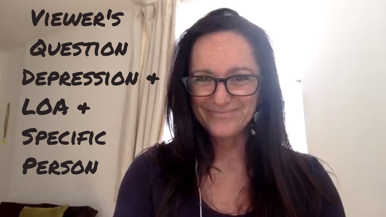 Depression & A Specific Person