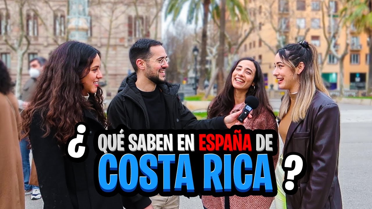 Qué saben de COSTA RICA en ESPAÑA - Entrevistas y reacciones en la calle