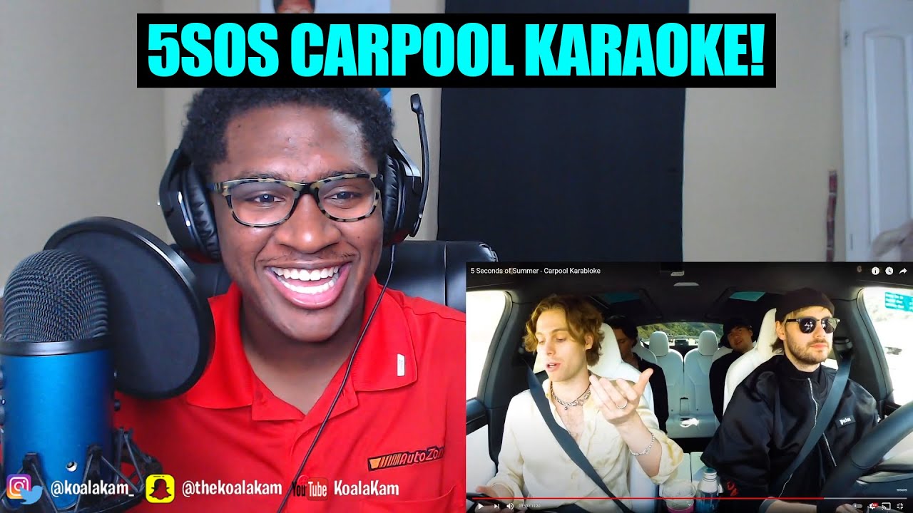 I had to use SHAZAM through the video! 5 Seconds of Summer - Carpool Karabloke | REACTION!