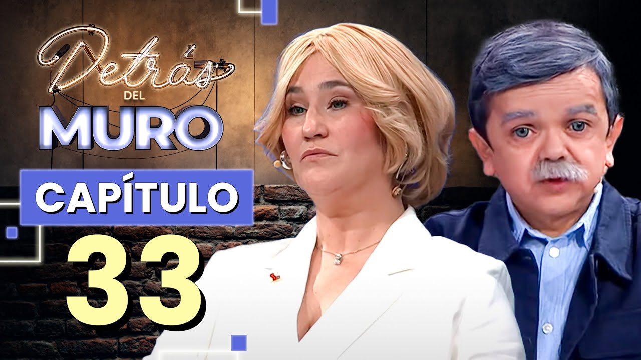 😂 DETRÁS DEL MURO🔥 CAPÍTULO 33🎭 EL DEBATE PRESIDENCIAL EN VIVO