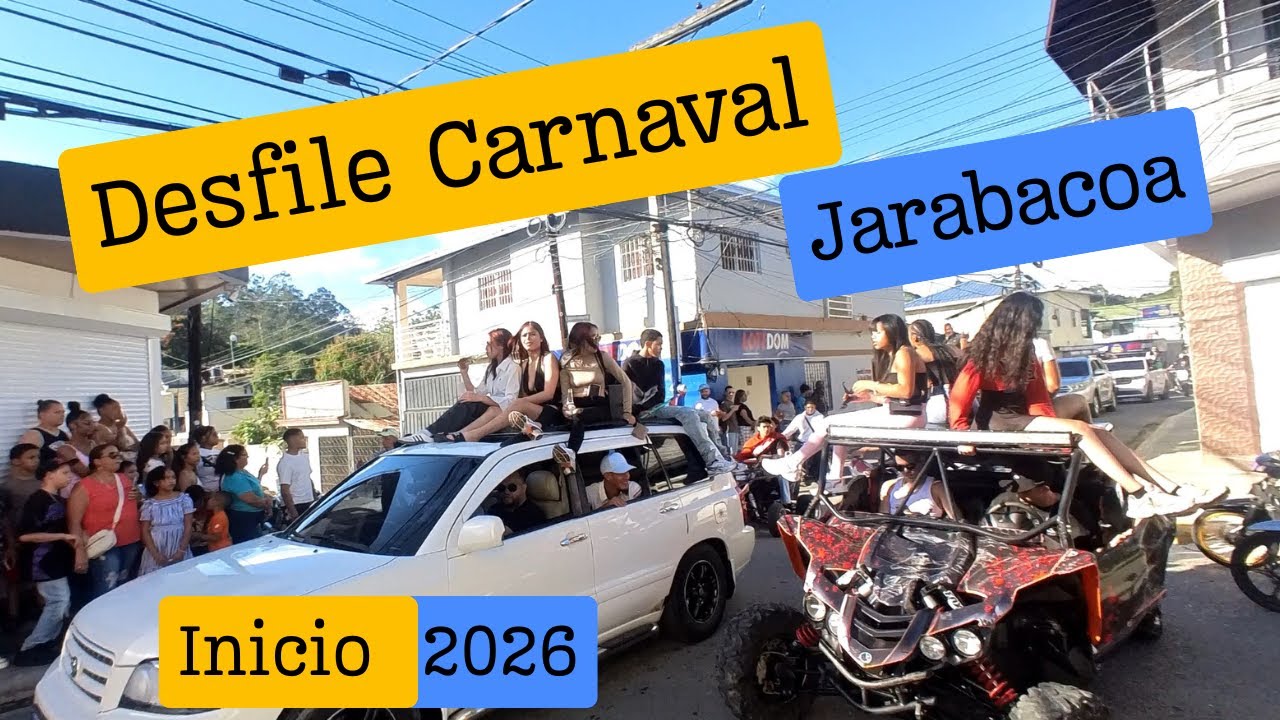 Desfile Carnaval de Jarabacoa 2026 / Inicio del Carnaval Jarabacoa / 100% Sport