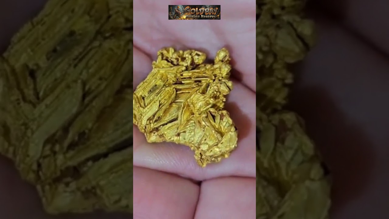 Просто потрясающе 🤯🔥 - Невероятный образец кристаллизованного золота ✨⛏️